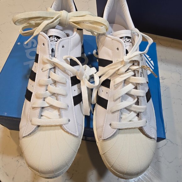 adidas Originals Superstar 82 Ftwr White Sneakers Mens Size 12 JI2025 TRAINER - Picture 2 of 9